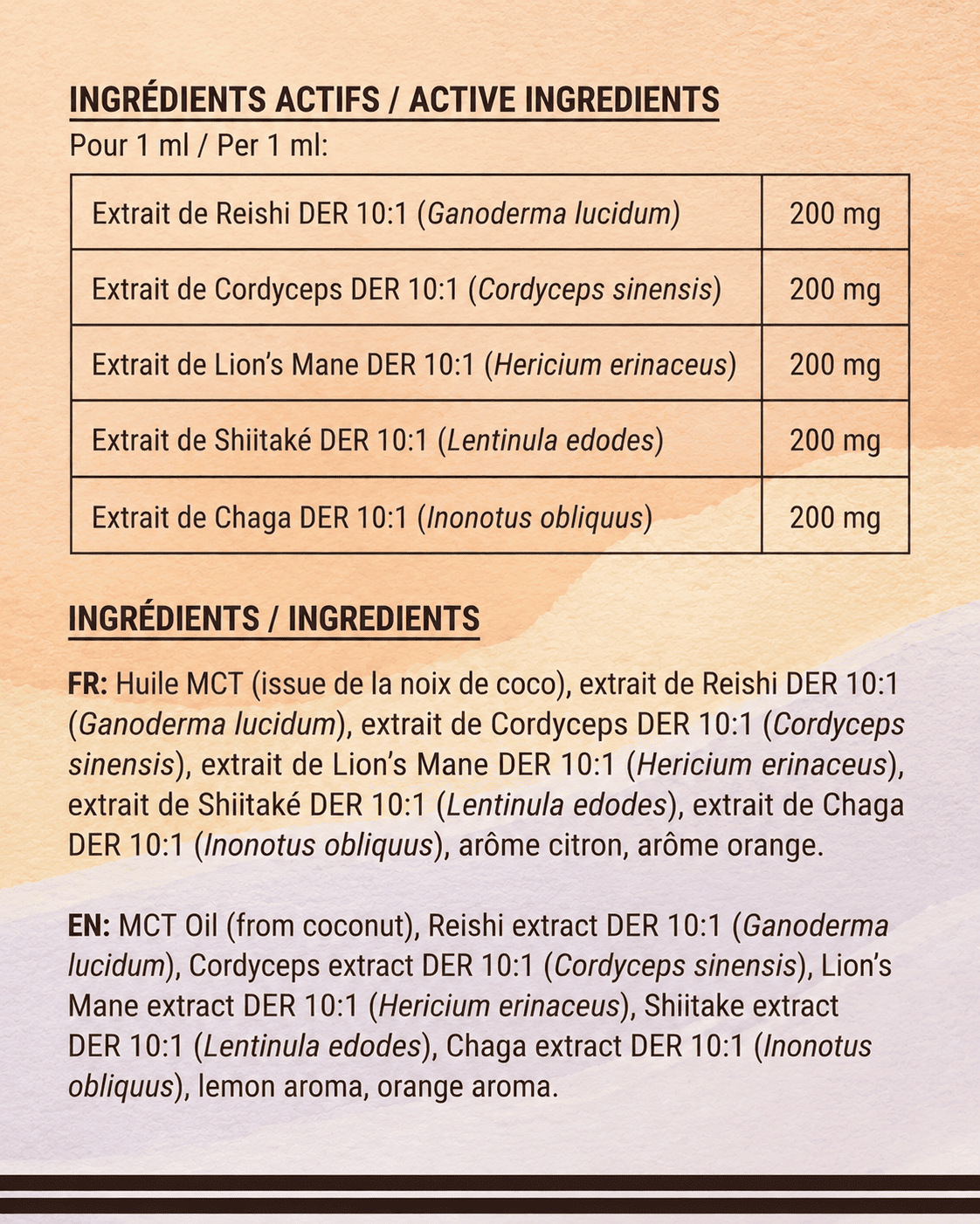 5 Champignons Complexe en Gouttes | Le Rituel Matinal Ultime